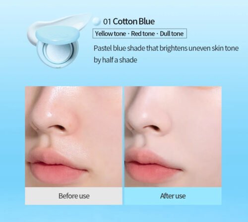 TOCOBO Blur Finish Sun Cushion 01 Cotton Blue
